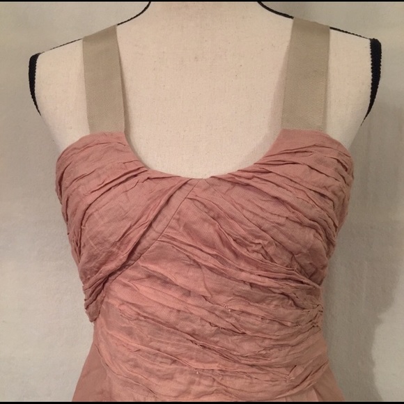 J. Crew blush pink crinkled cotton Vivette dress - Picture 4 of 7